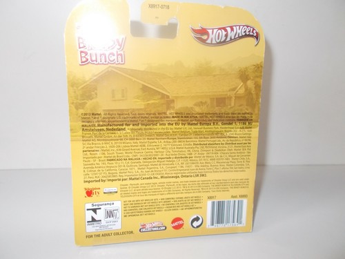 Hot Wheels RETRO ENTERTAINMENT THE BRADY BUNCH '71 PLYMOUTH SATELLITE RARE MOC - Picture 6 of 7