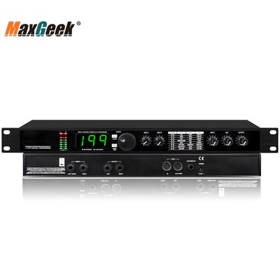 GAX-4II 110-220V 24Bit Digital Reverb DSP Processor Equalizer with 200 Programs