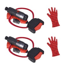 2set Spider Web Shooters Toy Wrist Water Sprayer Toy with Glove for Kids Outside