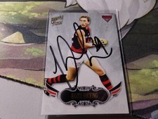 ✺Hand Signed✺ AFL 2009 Select Essendon Bombers -Heath Hocking Card No.55 C1