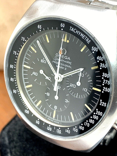 Omega Speedmaster Mark II Men's Watch 145.014 Swiss Manual Black Dial Vintage