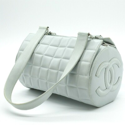【超希少】CHANEL Sport Choco Bar Shoulder Bag Chanel Shoulder Bag Chocolate Bar Coco Mark Nylon Black From