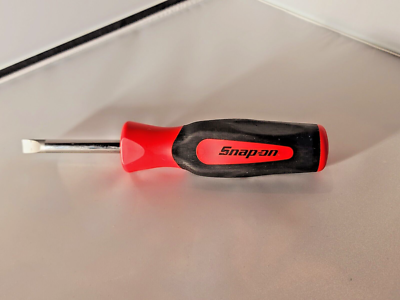 Snap-on Large Marine Aircraft Plug FLAT Slot Screwdriver RED