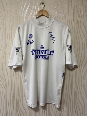 90s XL LEEDS UNITED vtg ユニフォーム プレミア リーズ Leeds United RARE Vintage Football Soccer Jacket Drill Top 90s