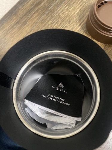 VSSL Nest Pour Over Coffee Set Transportable and Compact 10 Oz Double Walled Mug - Picture 9 of 10