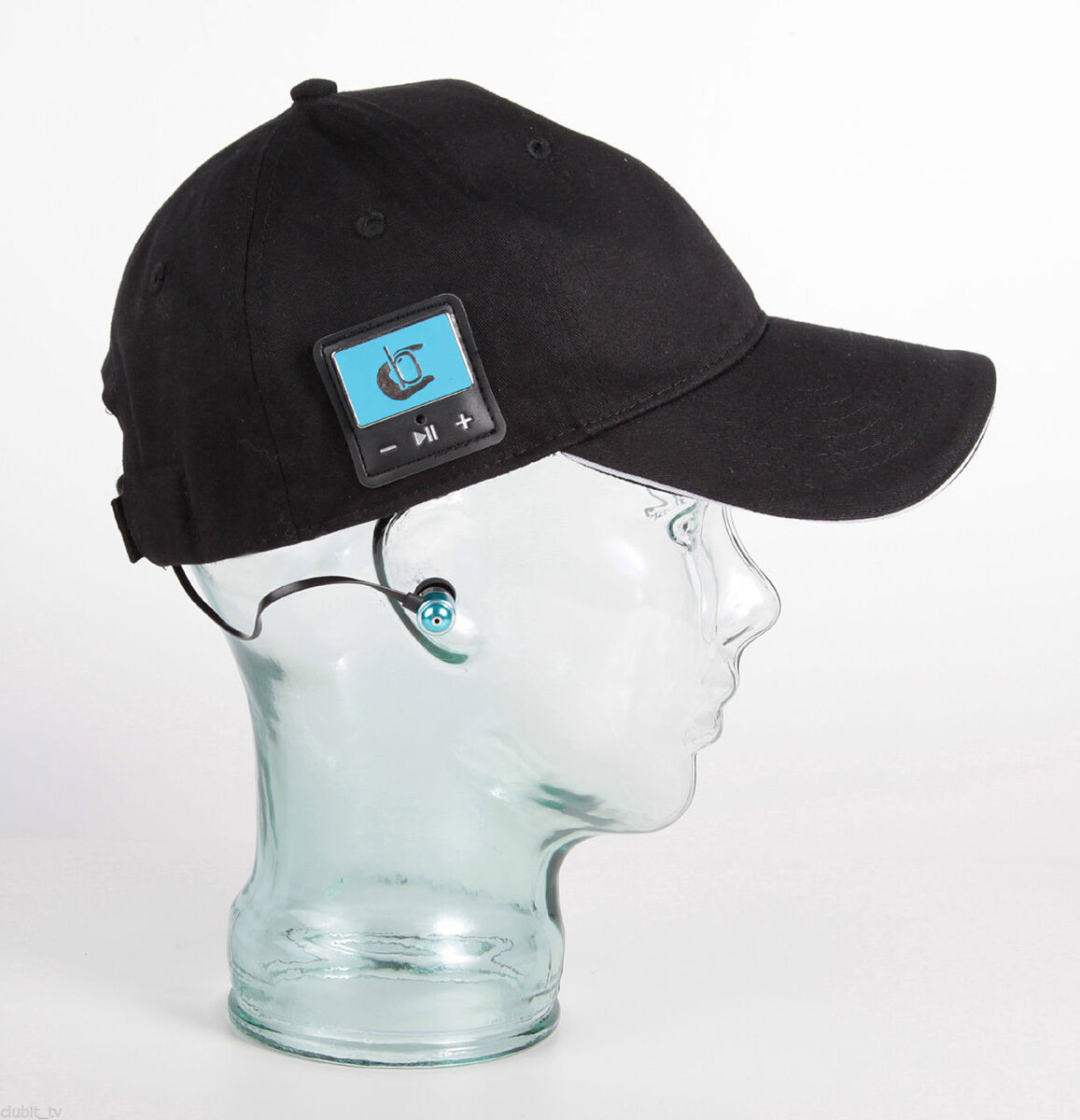 Bluetooth Baseball Cap Hat Hands Free Music Earphones Black NEW