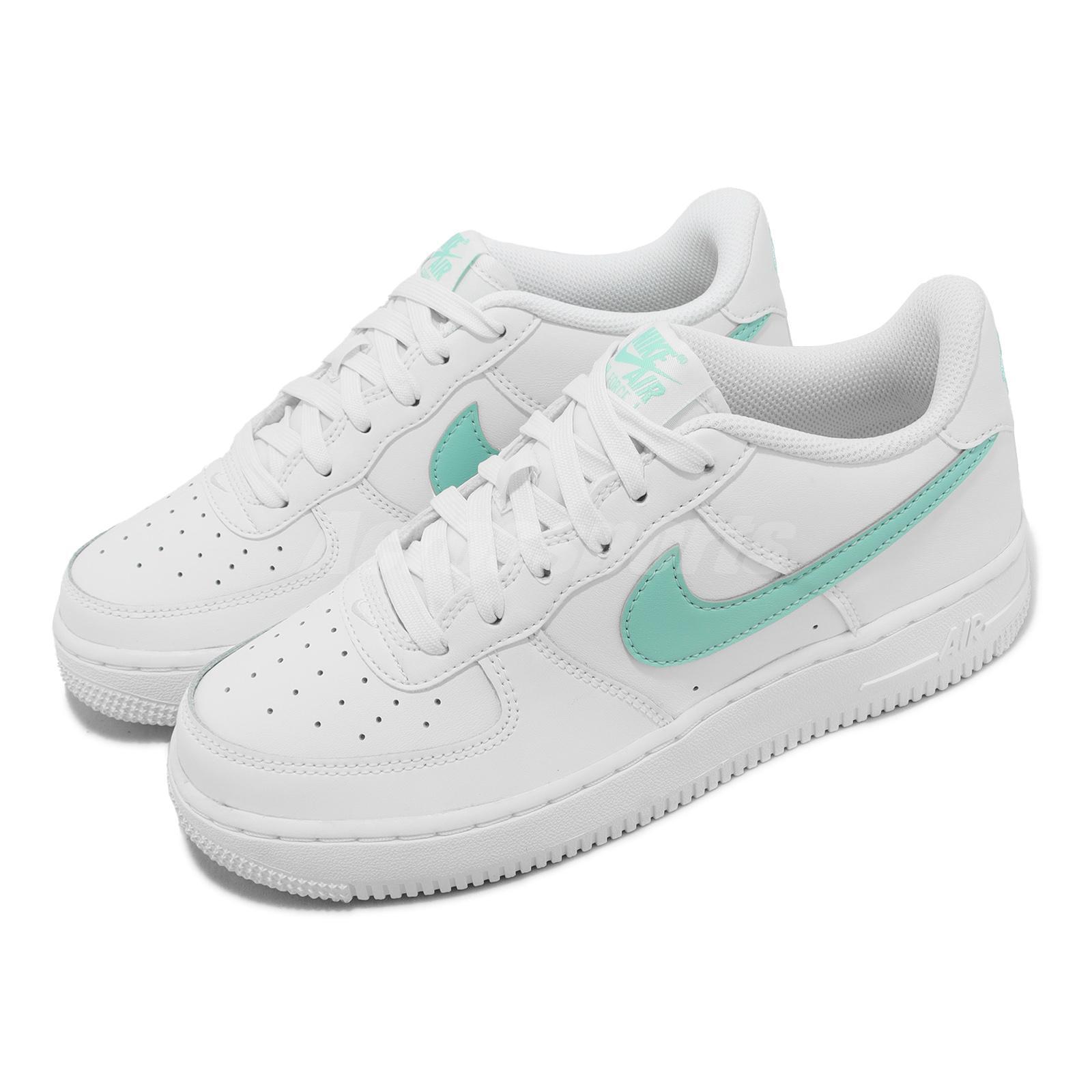 Повседневная обувь Nike Air Force 1 GS AF1 White Emerald Rise Kids Yoyth DV7762-104