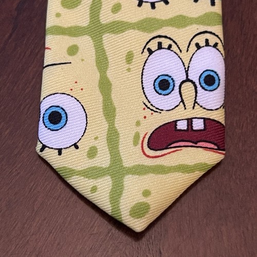Vintage 2004 Nickelodeon Polyester Made In China Spongebob Squarepants Faces - Picture 6 of 9