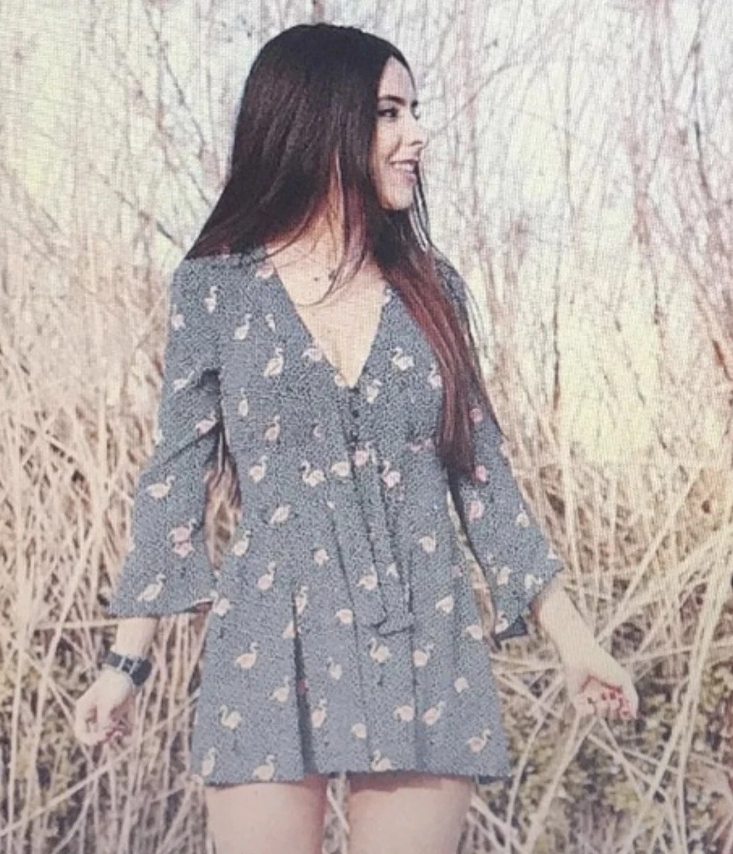 Zara flamingo cheap playsuit