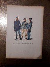 Lotto n°34 Stampe Napoleoniche divise militari Piemonte Lucca Papa Parma 1800