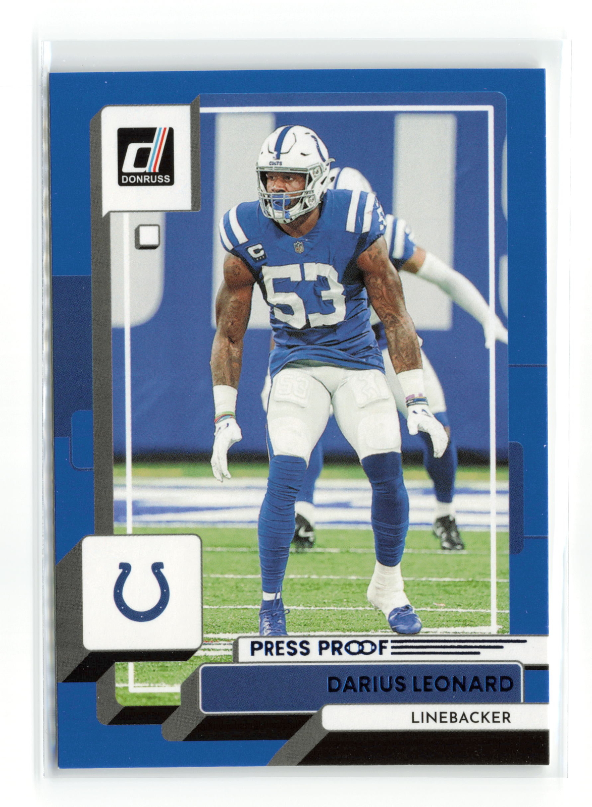 DARIUS LEONARD #56 2022 PANINI DONRUSS BLUE