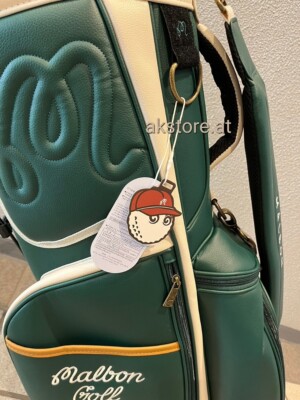 Malbon グリーンゴルフバッグ Malbon golfマルボン グリーン ゴルフバッグ キャディバッグ
