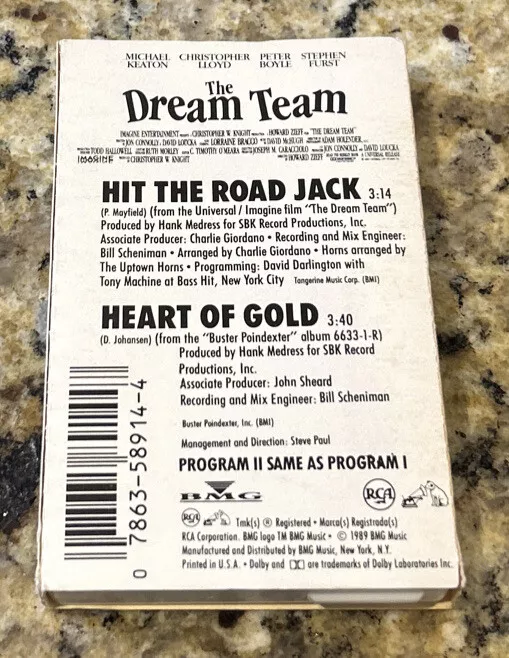 BUSTER POINDEXTER И ЕГО БАНШИ, ЕСЛИ СИНИЙ — HIT THE ROAD JACK, КАССЕТА, СИНГЛ - Изображение 2 из 4