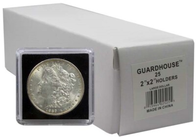 2x2 Snaplocks For US Large Dollar $ Coins 25 Guardhouse Tetra 38.1 Coin Holders