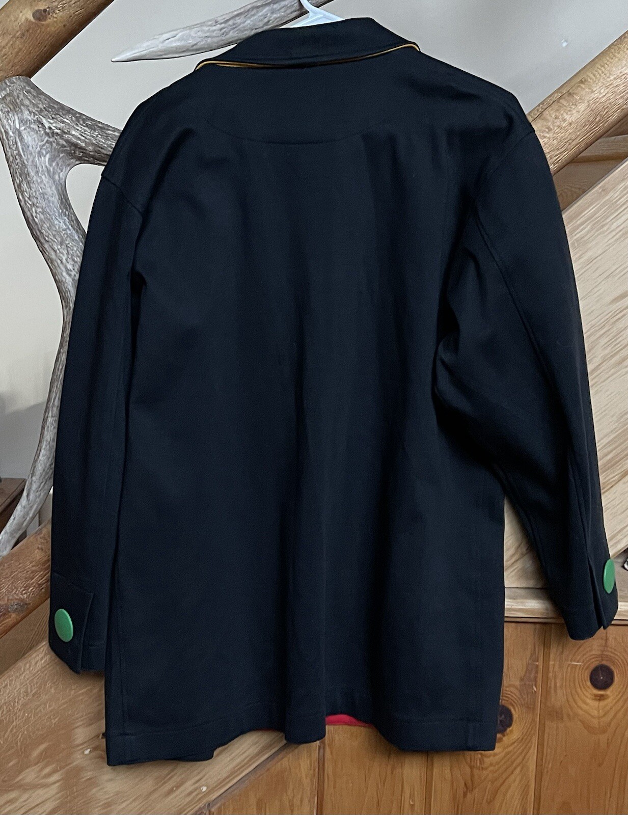 Vintage 1992 IB Diffusion Panic Button Blazer Jac… - image 3