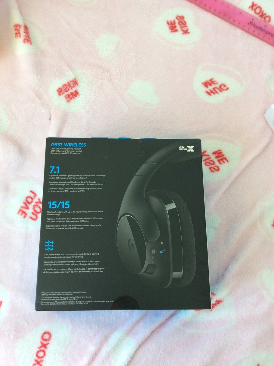 Logitech G533 Gaming Wireless DTS Surround Sound HEadset