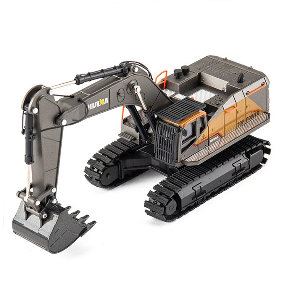 1/50 Scale Excavator Truck Toy Construction Vehicle Model Diecast Boys Toys Gift - Image 2 of 4