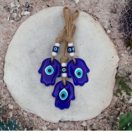 Hamsa Hand Evil Eye Protection Wall or Door Hanging Home Decoration/Ornament - Picture 2 of 5