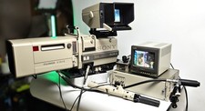 Sony BVP-370 Broadcast Camera Sys CCU-370 RCP-370 Fujinon A18x8 Lens Lot Working