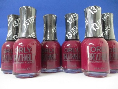 (6) ORLY Breathable Nail Polish + Treatment 0.6 oz THE ANTIDOTE