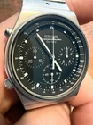 SEIKO 7A28-701A Black Dial Chronograph Quartz Vintage Japan 1982