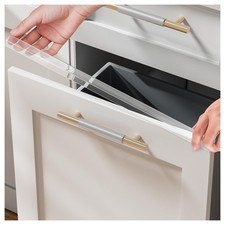 4 Pack Cabinet Protectors for Kitchen Cabinets, 18" Length Clear Cabinet Door...