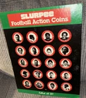 1983 7-11 Slurpee Football Action Cubs Cardboard Checklist Display Dan Marino