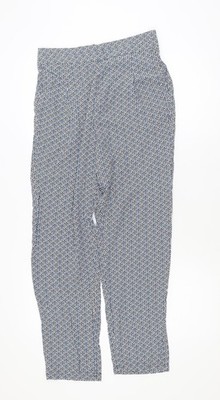 Blaue Damenhose Größe UK 10 Marks and Spencer normale Passform Freizeit Reise