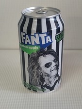 Edizione limitata Fanta x Beetlejuice Haunted Apple aromatizzato 12 FL OZ lattina NUOVO