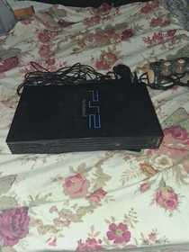 Sony PlayStation 2 PS2 Black Console Bundle Controller AV Cables NTSC-U/C