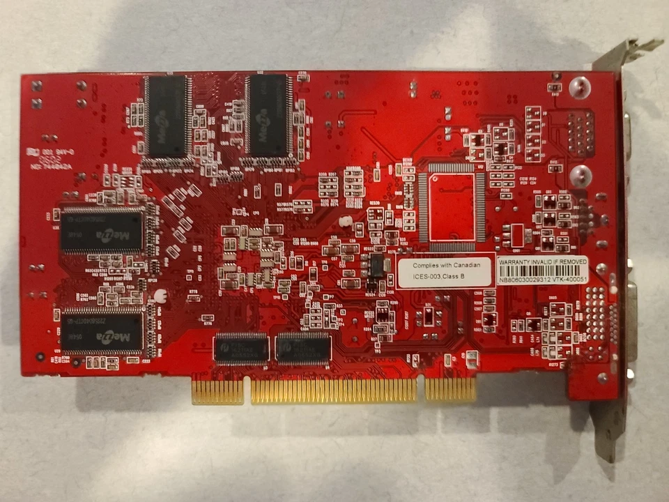Visiontek ATI Radeon 9250 256MB V/D/VO TV output VT-9250256P Video Card Vintage - Image 2 of 4