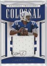2019 Panini National Treasures Colossal Materials 38/99 Jacoby Brissett 6fs