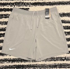 Nike Dri-Fit Woven On-Field Pewter Gray Player Shorts 8" ZMDV6780 Men  s Size XL