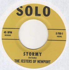 GARAGE PUNK REPRO: THE JESTERS OF NEWPORT - Stormy/Where Have You Been? SOLO