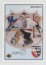 1990-91 Upper Deck Heroes of the NHL Glenn Resch #507 10hz