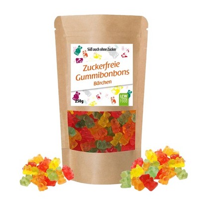 (16,11EUR/kg) 3 x LCW - Gummitiere Familienpackung 500g Beutel