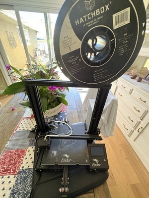 Ender 3D Printer W/ Matchbox Filament Spool