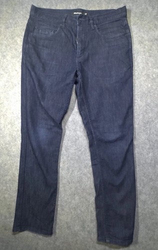 Rohan Flex Jeans Mens 32S Blue Denim Cotton Stretch Classic Straight Leg Zip Fly