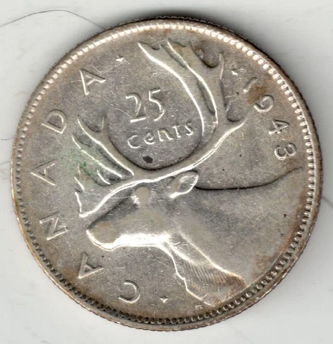 1943 George VI Silver Quarter