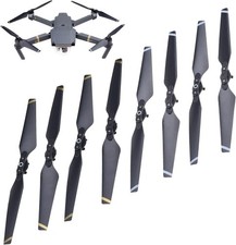 CamKix Propellers for DJI Mavic Pro - 2 Sets 8 Blades - 2 sets 8x - Black