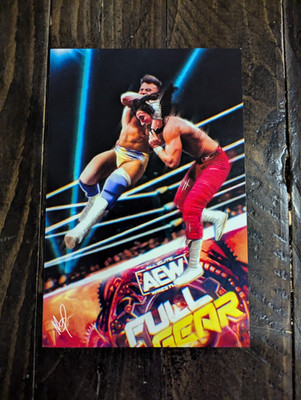 JAY WHITE Sticker & Full Gear 2023 Magnet AEW All Elite Crate PWC Switch Blade