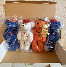 Nolan Ryan Express To Cooperstown 1999 Beanie Bears Vintage Sealed Set 4 W/Tags