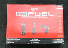 Milwaukee 3424-23 M12 FUEL 12V Lithium-Ion Cordless 3-Tool Combo Kit