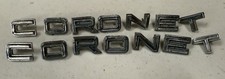 1967 Oem Dodge Coronet Quarter Panel Letters 2 Sets Both Sides 1967 Oem Dodge Coronet Quarter Panel Letters 2 Sets Both Sides