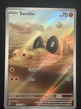 Pokemon Sandile 216/198 NM SV01 Scarlet & Violet Base Set Illustration Rare Holo on eBay