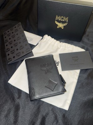 MCM GELDBÖRSE ECHT LEDER SCHWARZ 