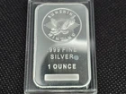 Sunshine Minting 1 oz .999 Fine Silver Bar SMI Eagle Security MintMark BU Cap