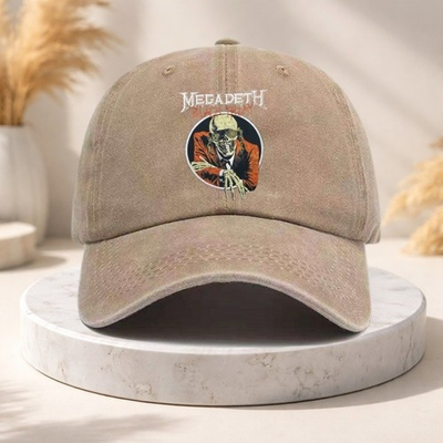 #ad Megadeth Black Friday Band Hat Vintage Washed Distressed Dad Cap Rock Music $14.99