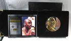 Highland Mint Michael Jordan 4 oz .999 Silver Gold-Gilded Medallion Ltd. Ed AT74