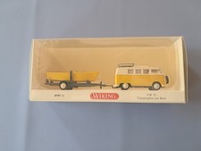 VW T1 Camper mit Boot und Anhänger